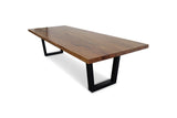 alinga dining table with black metal legs  Western Australian Marri