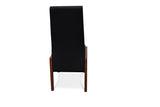 aria pu dining chair blackwood legs