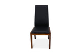 aria pu dining chair blackwood legs