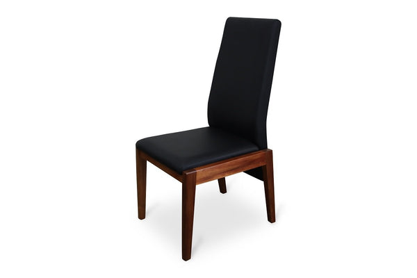 aria pu dining chair blackwood legs